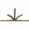 Ekena Millwork Richland Rough Sawn Timber Gable Bracket, Douglas Fir, 96"W x 56"H x 4"D x 4"F, 14/12 Pitch GBW096X56X0404RIC00RDF - alternate 5